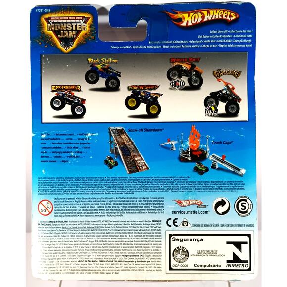 Hot Wheels Monster Jam Tilt-Offs THE DESTROYER #14/75, New, See Pics/Descr. - Picture 4 of 5